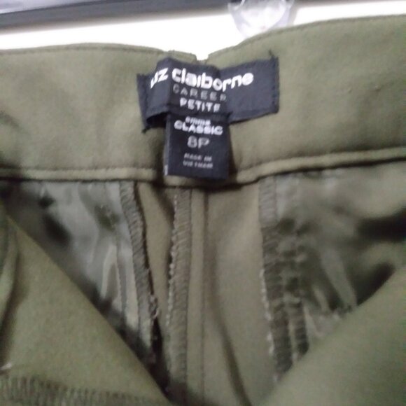 Liz Claiborne Olive Ankle Pants - Picture 8 of 12